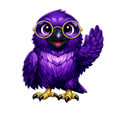 Ark the raven waving